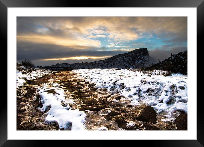 Path to Hencloud Framed Mounted Print by Mark Ollier