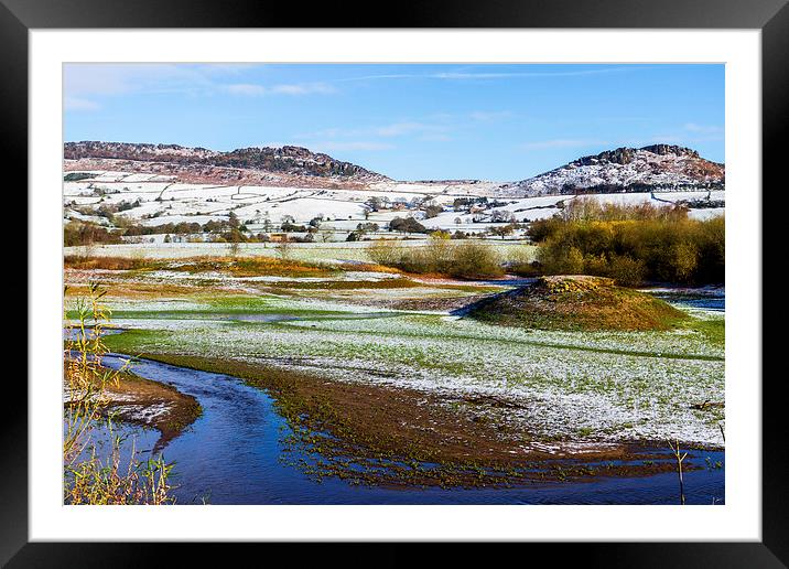  View towards The Roaches Framed Mounted Print by Mark Ollier