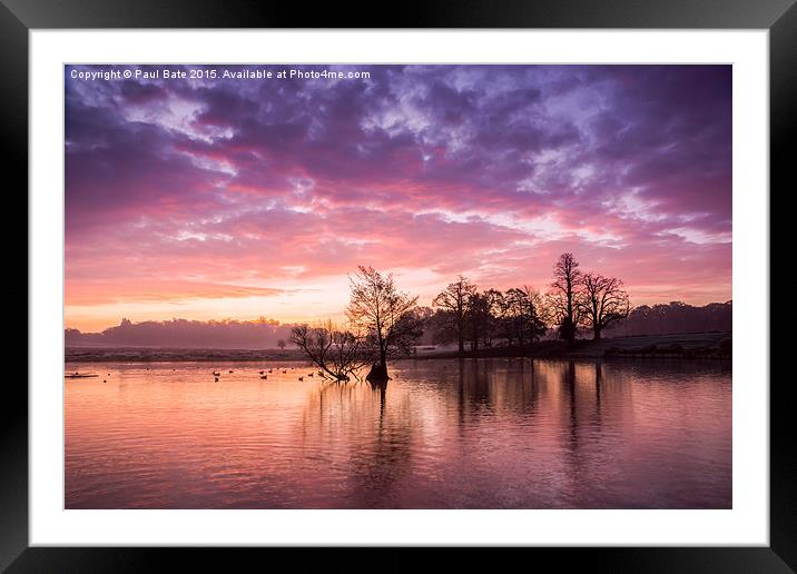 Sky's On Fire Framed Mounted Print by Paul Bate