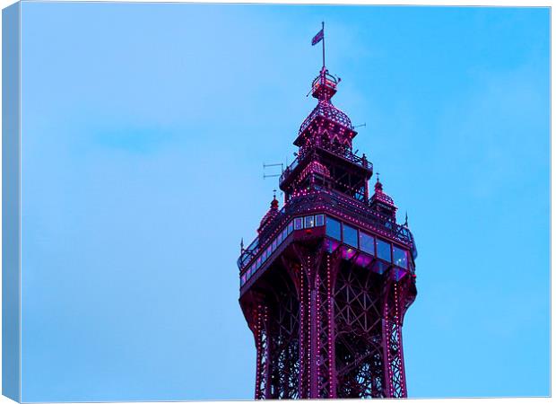Blackpool Tower Canvas Print by Victor Burnside