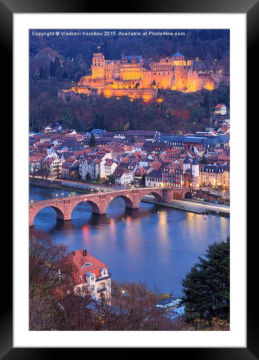  Lovely Heidelberg Framed Mounted Print by Vladimir Korolkov