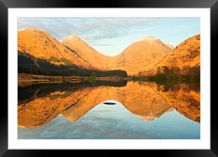  Lochan Urr Glen Etive Framed Mounted Print by Stephen Taylor