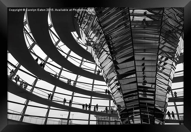  Reichstag Dome, Berlin Framed Print by Carolyn Eaton