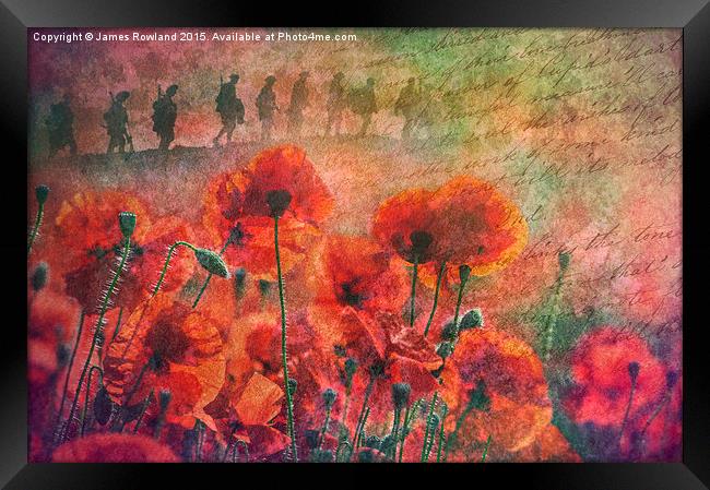  Remembrance Framed Print by James Rowland