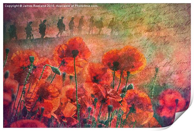  Remembrance Print by James Rowland