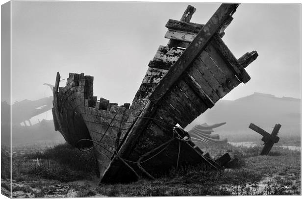  Wrecked Canvas Print by David McCulloch
