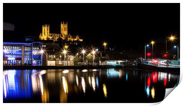  Lincoln at night Print by Andrew Scott