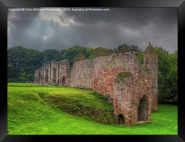  Spofforth Castle North Yorkshire Framed Print by Colin Williams Photography