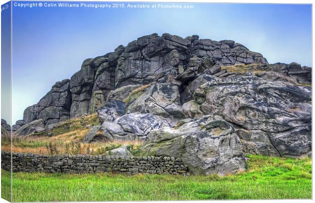  Almscliff Crag Yorkshire 1 Canvas Print by Colin Williams Photography