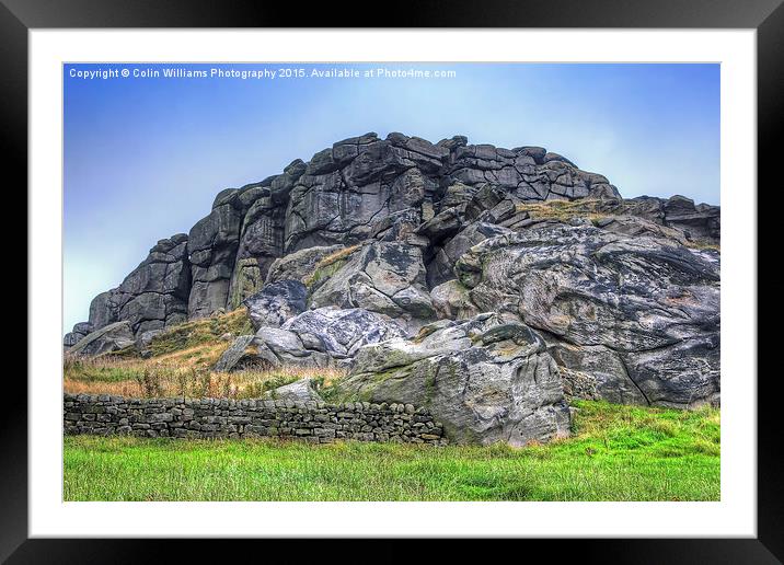  Almscliff Crag Yorkshire 1 Framed Mounted Print by Colin Williams Photography