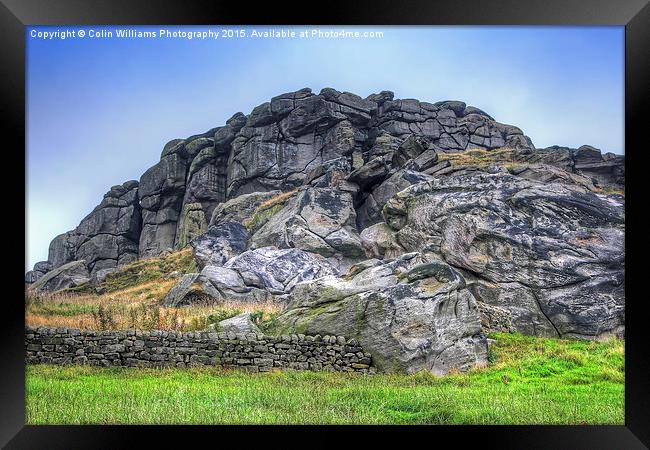  Almscliff Crag Yorkshire 1 Framed Print by Colin Williams Photography