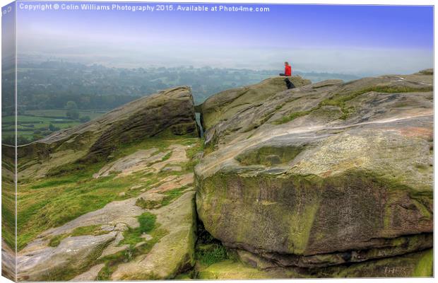   Almscliff Crag Yorkshire 2 Canvas Print by Colin Williams Photography