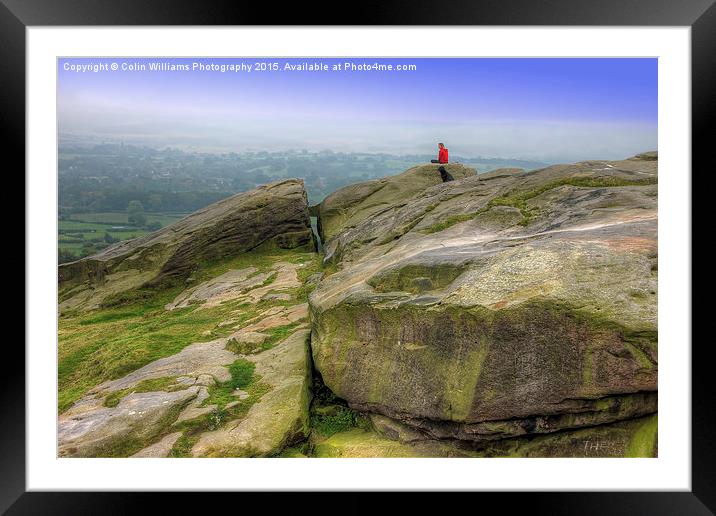   Almscliff Crag Yorkshire 2 Framed Mounted Print by Colin Williams Photography