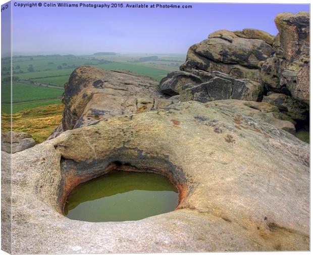  Almscliff Crag Yorkshire 3 Canvas Print by Colin Williams Photography