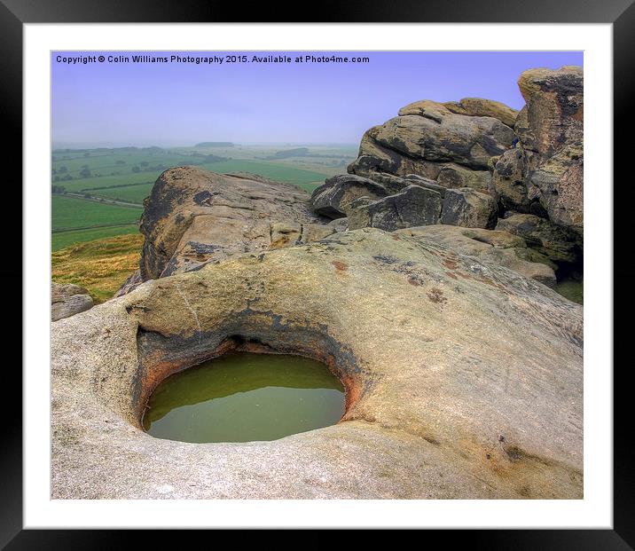  Almscliff Crag Yorkshire 3 Framed Mounted Print by Colin Williams Photography
