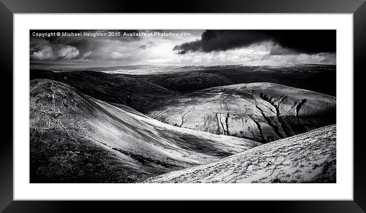 Winter in the Howgills  Framed Mounted Print by Michael Houghton