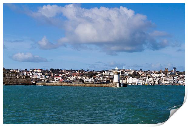 St. Peter Port  Guernsey. Print by chris smith