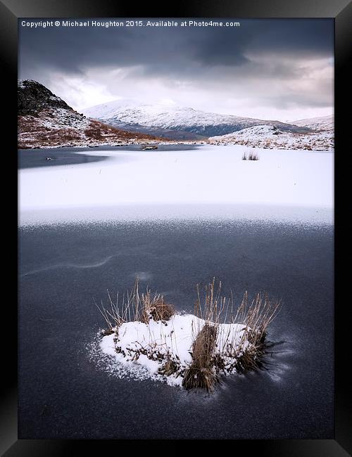 Frozen  Framed Print by Michael Houghton