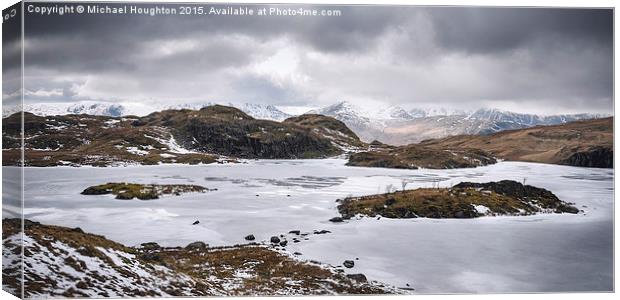  Frozen Angle Tarn Canvas Print by Michael Houghton