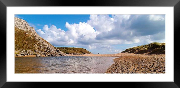 Broadhaven South Framed Mounted Print by Geoff Titterton