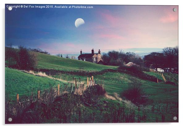  country farmhouse Acrylic by Derrick Fox Lomax