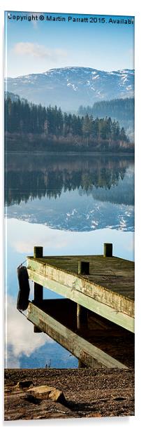 Loch Ard Acrylic by Martin Parratt