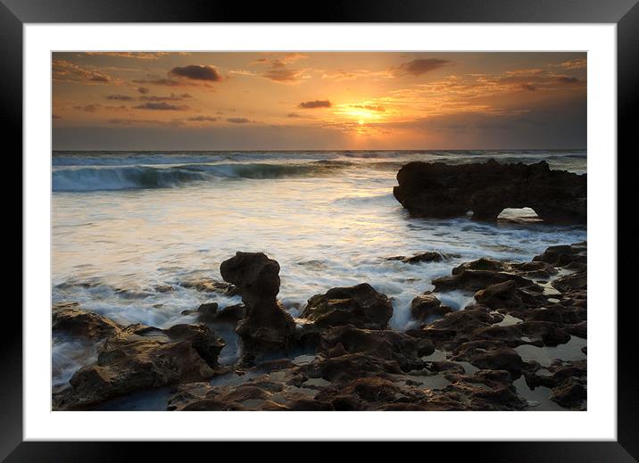 Golden Arch Framed Mounted Print by Mike Dawson
