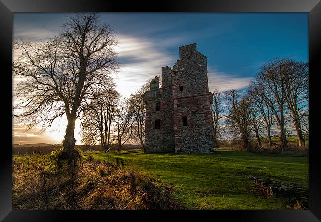  Greenknowe Tower, Gordon, Scottish Borders Framed Print by Gavin Liddle