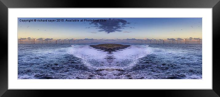  The Island Framed Mounted Print by richard sayer