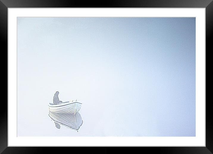 Solitude Framed Mounted Print by Simon Gladwin