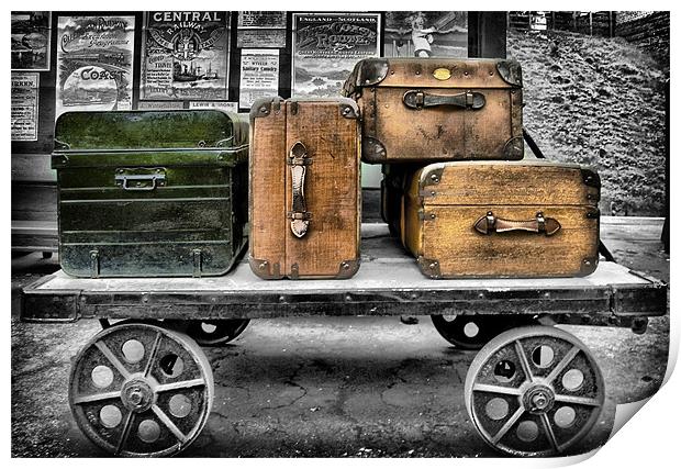 Lost Luggage Print by Simon Gladwin