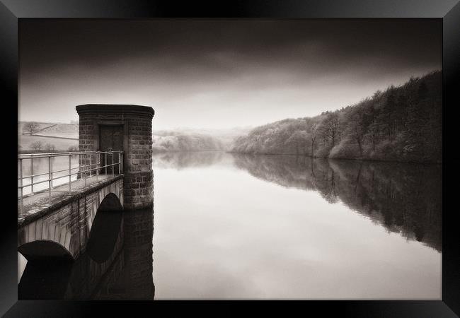 Linacre in Black and White Framed Print by Simon Gladwin