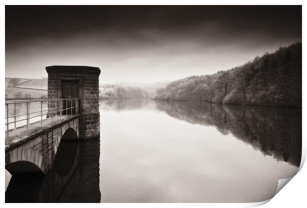 Linacre in Black and White Print by Simon Gladwin