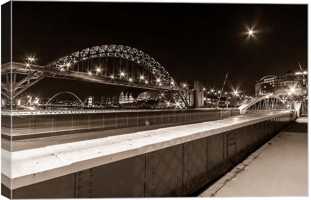  Newcastle Quayside Canvas Print by Northeast Images