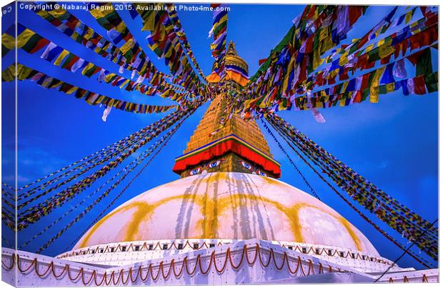 Boudhanath Stupa! Canvas Print by Nabaraj Regmi