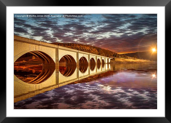  Ashopton Sunrise Framed Mounted Print by K7 Photography
