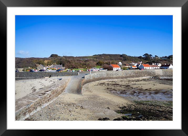 Guernsey coastline  Framed Mounted Print by chris smith
