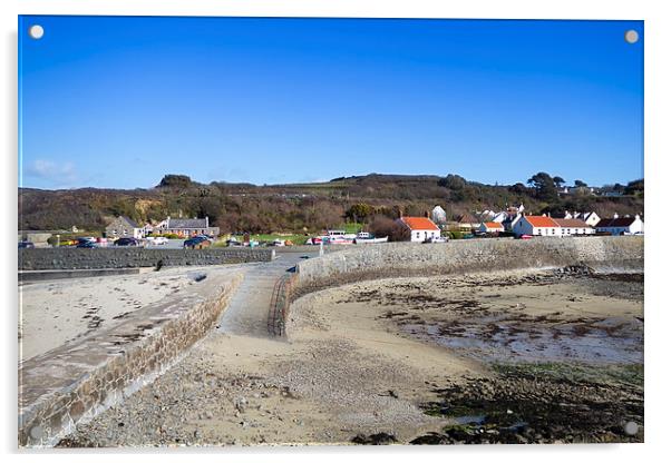 Guernsey coastline  Acrylic by chris smith