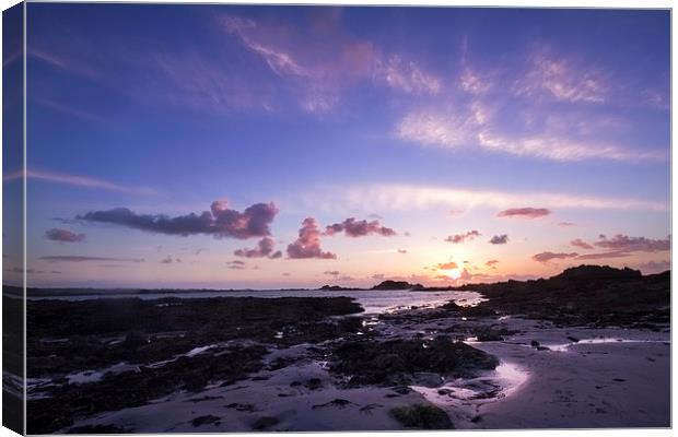 Guernsey sunset  Canvas Print by chris smith