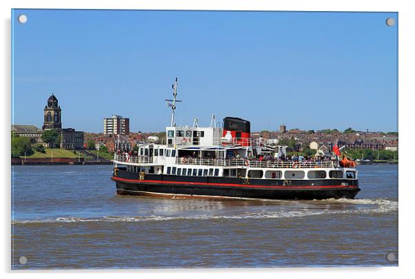  Mersey Ferry Snowdrop Acrylic by David Chennell