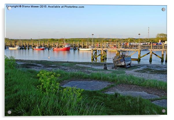  Rye Harbour  Acrylic by Diana Mower