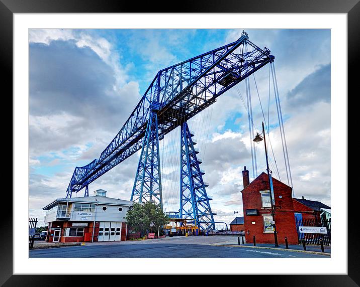  The Transporter Bridge Framed Mounted Print by David McCulloch