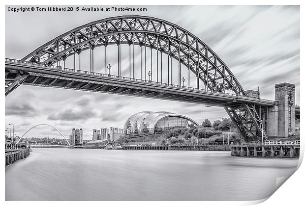  The Sage, The Tyne and time passing by Print by Tom Hibberd
