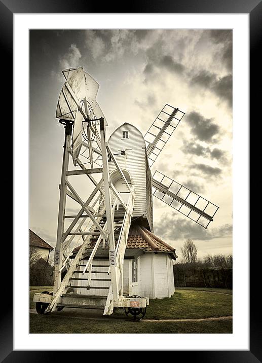 Thorpeness Mill Framed Mounted Print by Stephen Mole