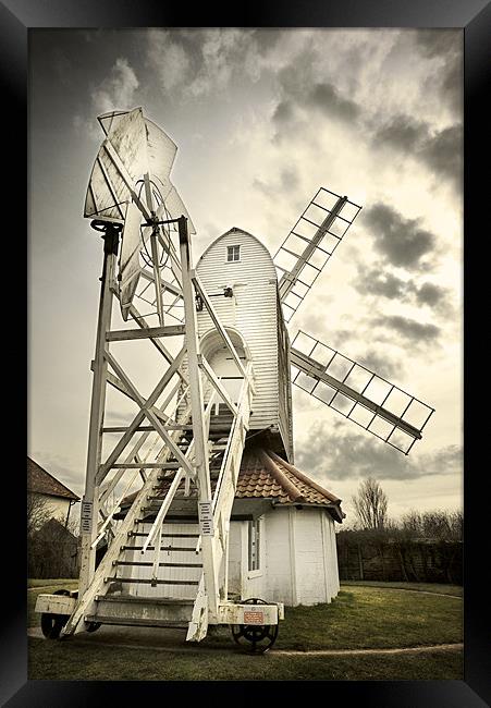 Thorpeness Mill Framed Print by Stephen Mole