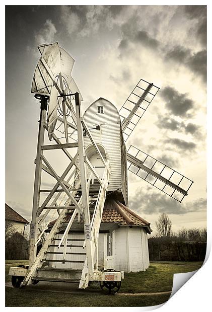 Thorpeness Mill Print by Stephen Mole