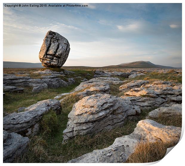  Twistleton Erratic Print by John Ealing