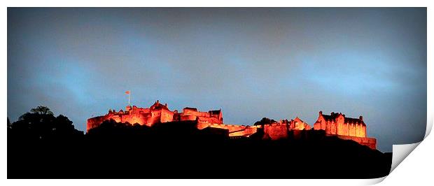  edinburgh castle-dusk   Print by dale rys (LP)