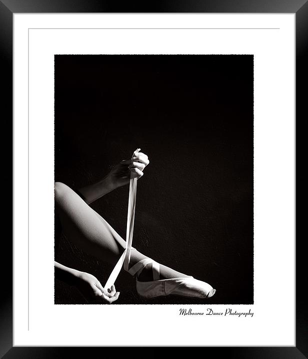 Ballet Framed Mounted Print by David Barnes