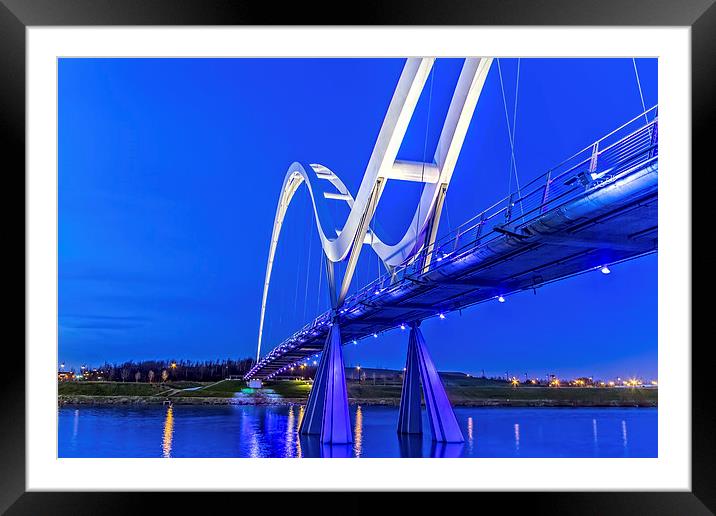 Infinity Bridge Stockton Framed Mounted Print by Kevin Tate